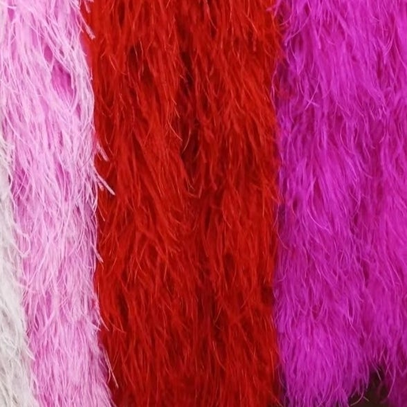 Ostrich feather boa product photo from Chanell's Tails