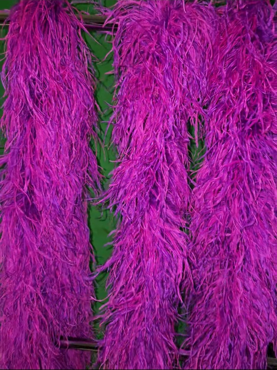 Premium ostrich feather boas